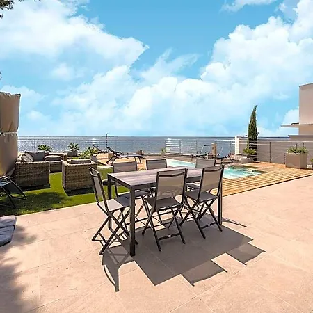 With Private Pool And Lagoon Views